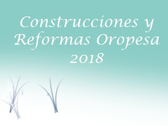 Construcciones Y Reformas Oropesa 2018