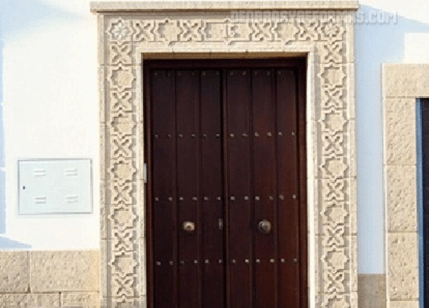 decoración puerta